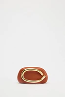 GOLD CLASP BOX BAG