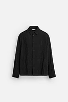 WRINKLED LOOK SHIRT
