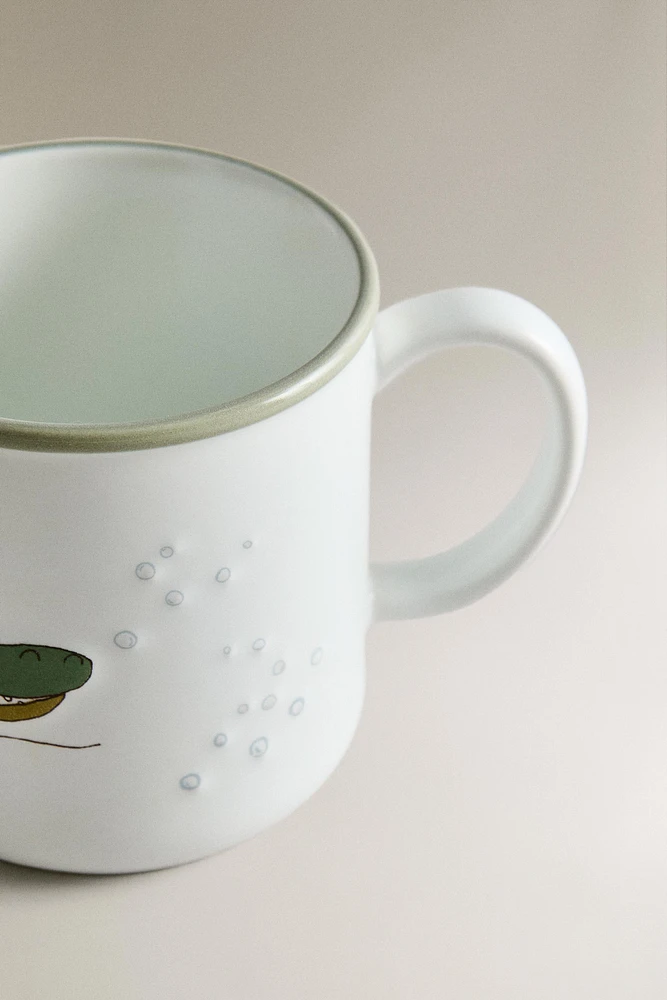 TASSE ENFANT CÉRAMIQUE CROCODILE