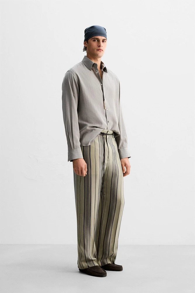 LIMITED EDITION VISCOSE STRIPE SHIRT