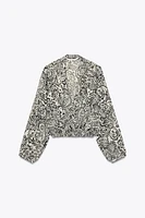 SWISS DOT PRINT SHIRT