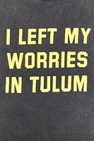 WASHED T-SHIRT WITH TEXT