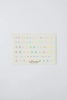 GLITTER FLOWERS ZARA FACE STICKERS