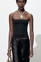 STRAPLESS TOP