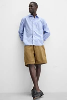 BERMUDA REGULAR FIT TEXTURÉ