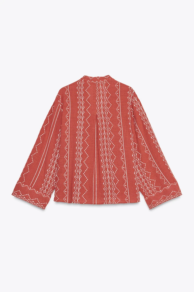 EMBROIDERED SHIRT