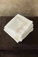 PACK OF EMBROIDERED VEGETABLE DESIGN HAND TOWELS (PACK OF 2)