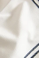 SET OF EMBROIDERED MARINE NAPKINS (SET OF 4)