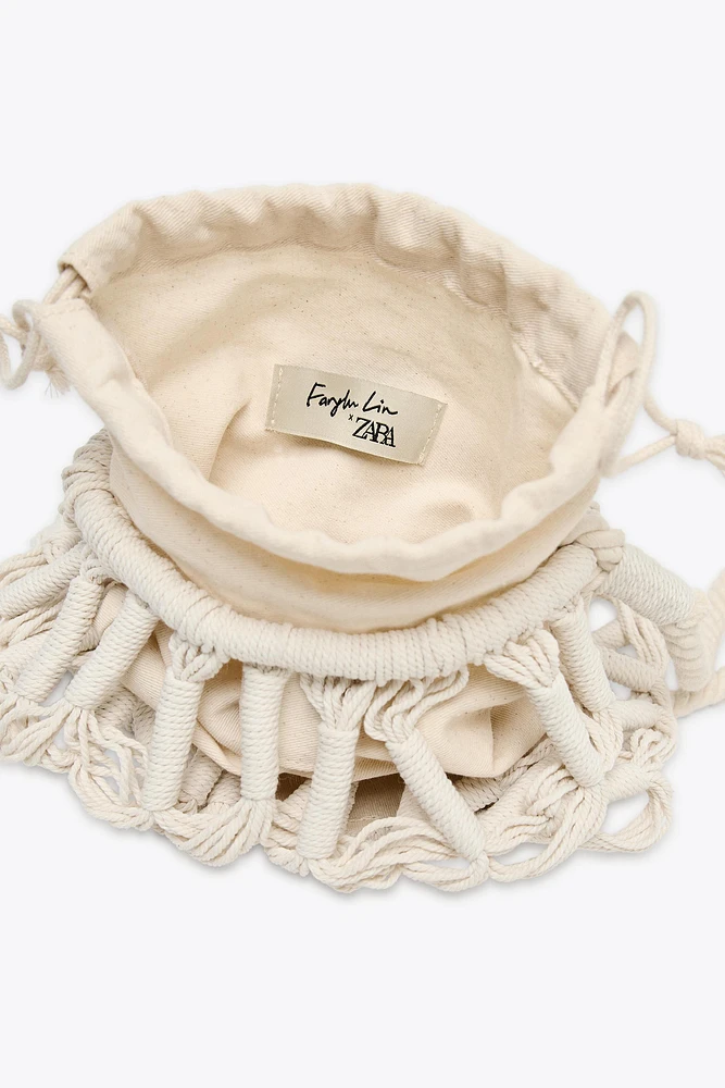 MACRAMÉ CROSSBODY BAG X FANGLU LIN