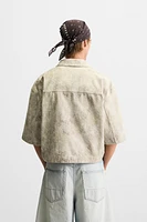 ABSTRACT PRINT OVERSHIRT