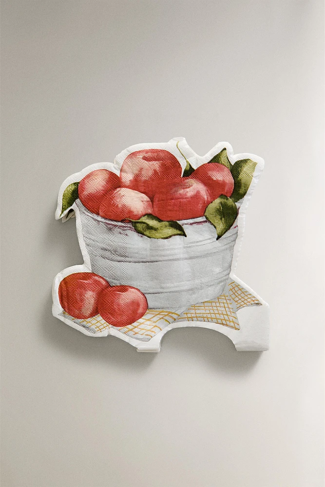 APPLE PAPER NAPKINS (SET OF 20)