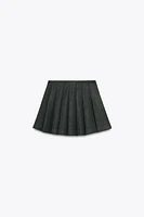 PLEATED MINI SKIRT