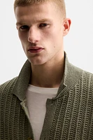 CHEMISE EN MAILLE STRUCTURÉE