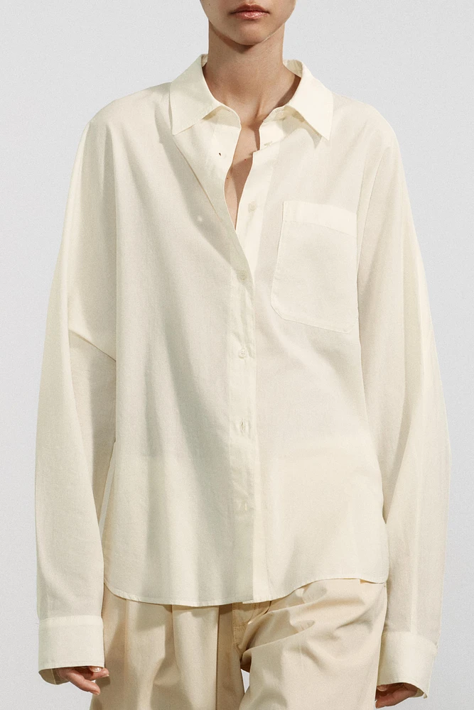 CHEMISE À MANCHES CHAUVE-SOURIS