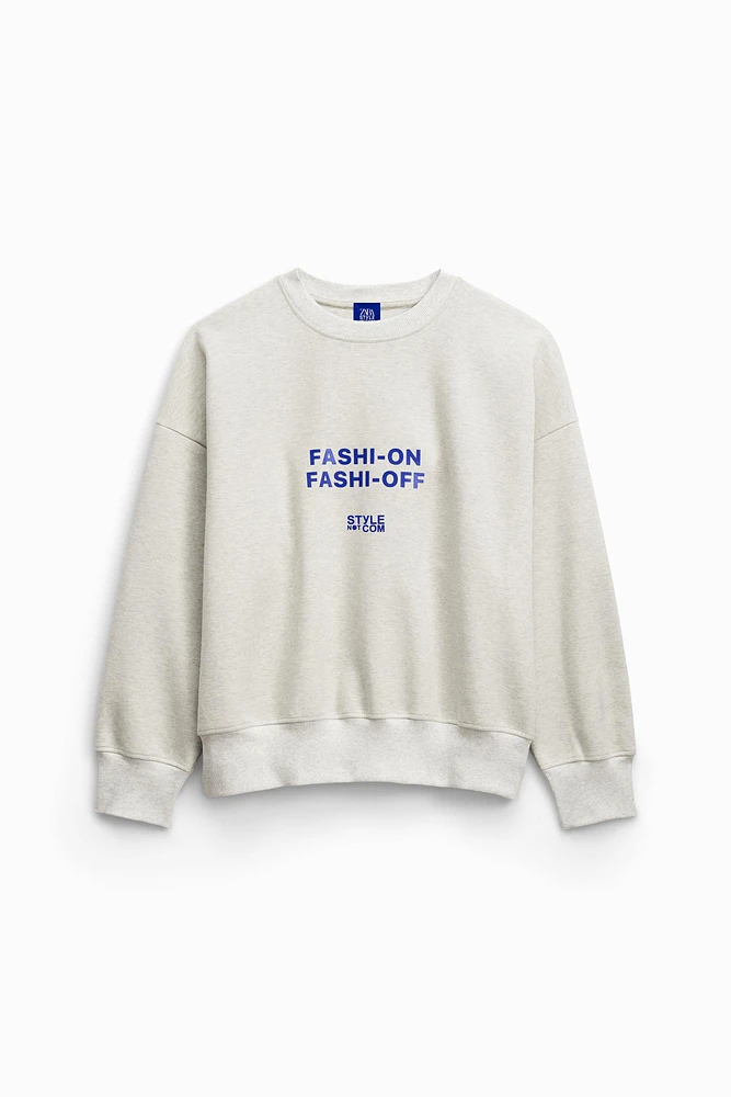 STYLENOTCOM ZARA SWEATSHIRT