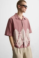 SHIRT WITH CONTRASTING EMBROIDERY