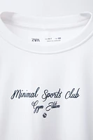 MODAL TEXT T-SHIRT