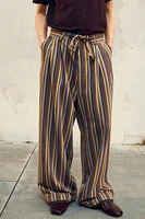 WIDE FIT STRIPED PANTS LIMITED EDITION