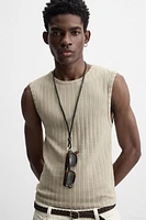 RIBBED TANK TOP