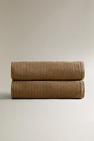 STRIPED COTTON BLANKET