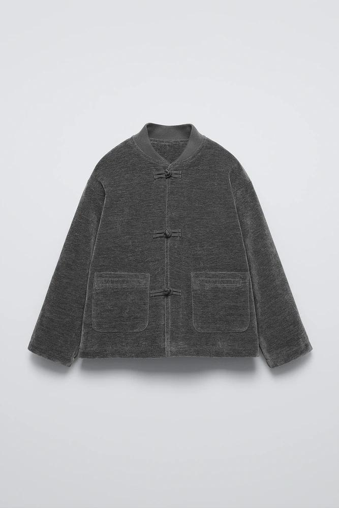 TEXTURED WEAVE JACKET