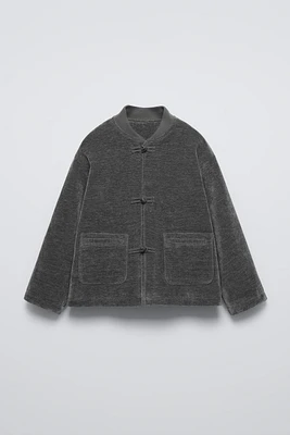 TEXTURED WEAVE JACKET