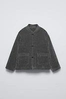 TEXTURED WEAVE JACKET