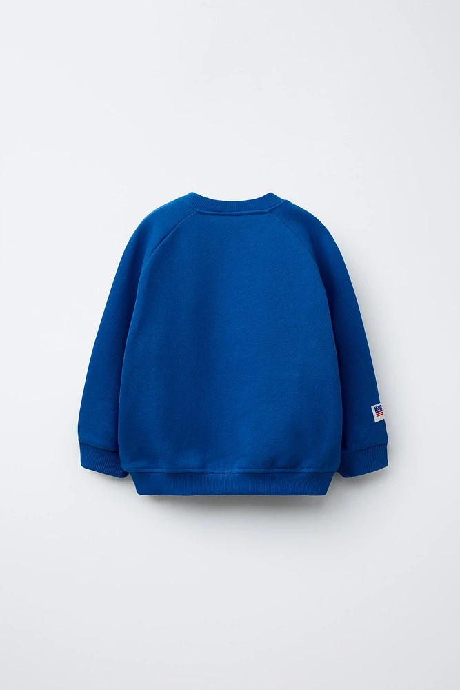 TEXT PRINT SWEATSHIRT