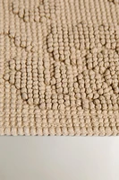 FLORAL JACQUARD BATH MAT