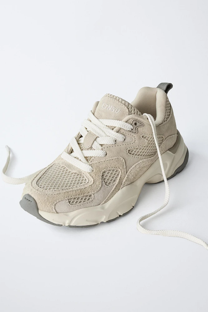 PIECED SNEAKERS