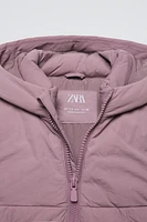 HOODED PUFFER VEST