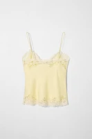 HAUT STYLE LINGERIE EN SOIE KATE MOSS X ZARA