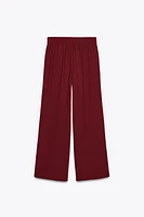CREPE WIDE LEG PANTS