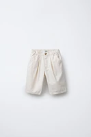 LONG CANVAS SHORTS