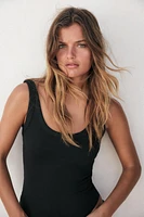 RIBBED BODYSUIT
