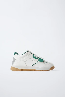 MULTI-PIECE HIGH TOP SNEAKERS