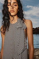 ROBE HALTER RAYURES LIMITED EDITION
