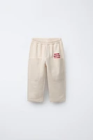 HÔTEL MAGIQUE © X ZARA STRAIGHT-LEG PLUSH PANTS