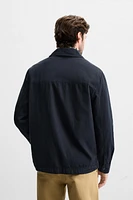 COTTON - LINEN OVERSHIRT