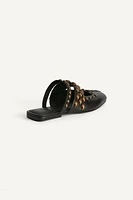 LIMITED EDITION LEATHER STUDDED MULES