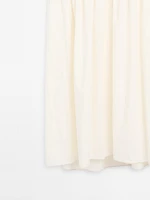 Contrast long dress - Studio