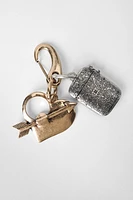 PORTE-CLÉS EN MATIÈRES VARIÉES CHARMS KATE MOSS X ZARA