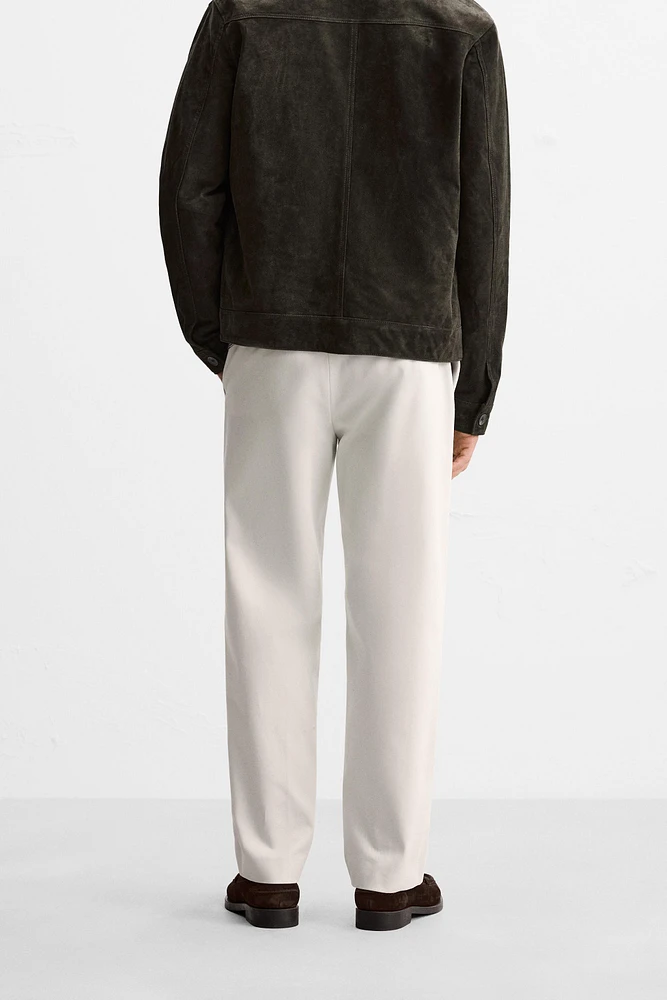 TEXTURED PANTS