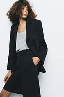 LINEN BLEND SHORTS ZW COLLECTION