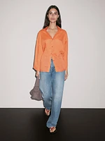 Chemisier ramie oversize