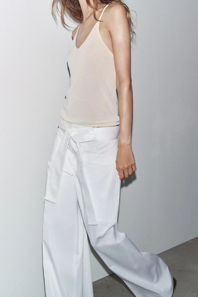ZW COLLECTION BELTED PANTS