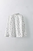 AGES 6-10/LIMITED EDITION FLORAL POPLIN SHIRT