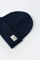 BONNET EN COTON CÔTELÉ