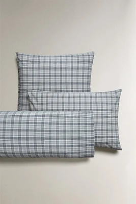 DYED THREAD COTTON PILLOWCASE