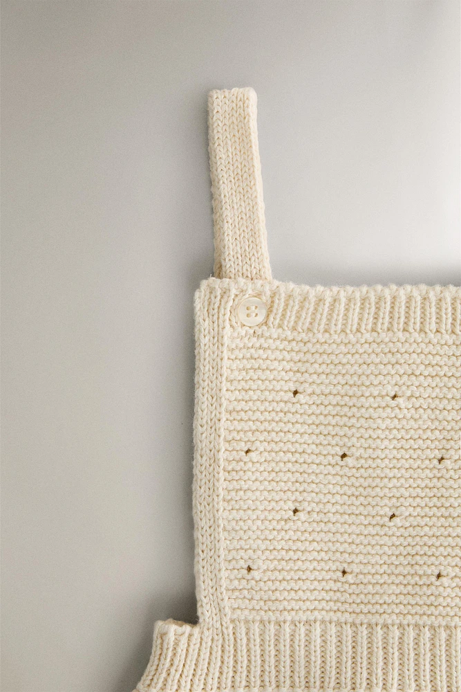 CHILDREN’S CHUNKY KNIT DUNGAREES